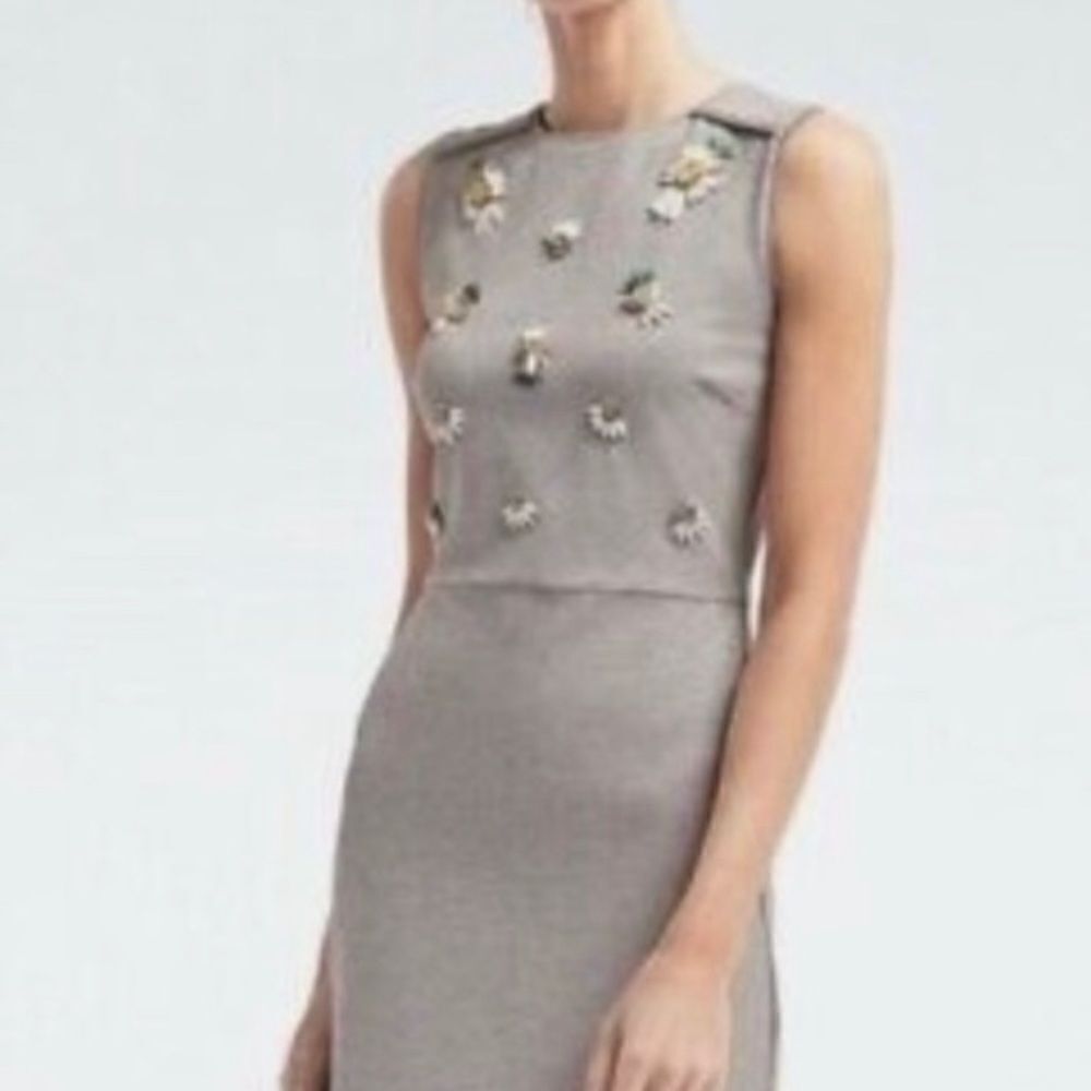 Banana Republic Pineapple Knit Dress Summer Rare Size 12 - Picture 8 of 12